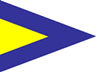 Used to repeat the first flag of a hoist later within the same hoist.
This and the other two substitutes allows any four letter or number combination to be sent using only one set of flags.